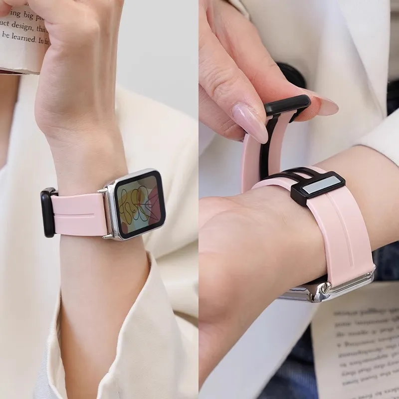 Yu Qing Compatibility Xiaomi Smart Band 9 Pro/8 Pro Strap 7 Pro Smart Band Accessories Watch Bands 22cm Unisex-2