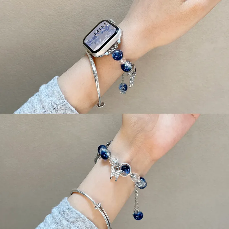 Yu Qing Apple Compatibility Watch Band Pearl Material-3