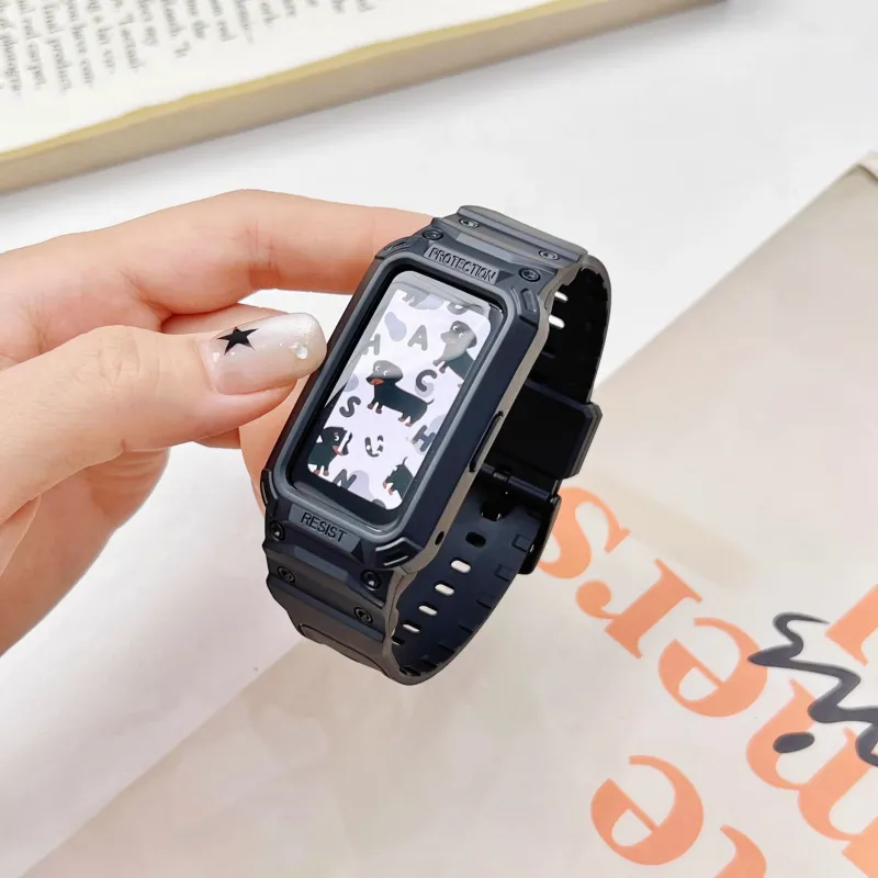 Yu Qing Huawei Compatibility Watch Band 26cm Silicone Material-3