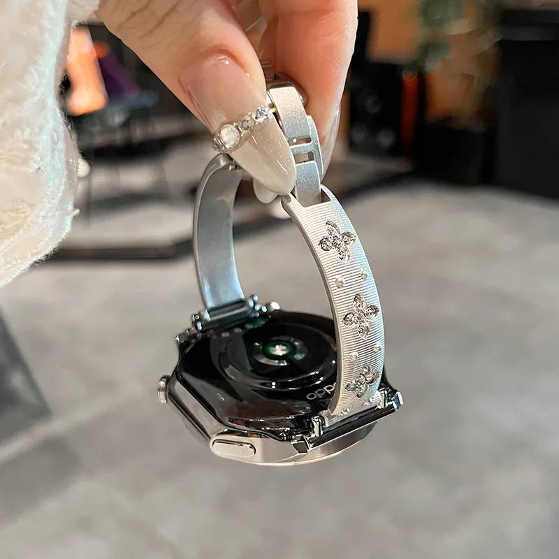 Yu Qing Watch Bands OPPO Compatibility 130mm Metal-2