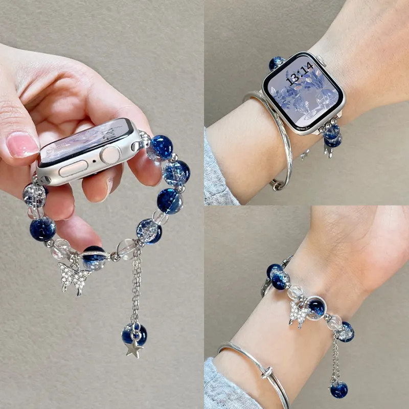 Yu Qing Apple Compatibility Watch Band Pearl Material-1