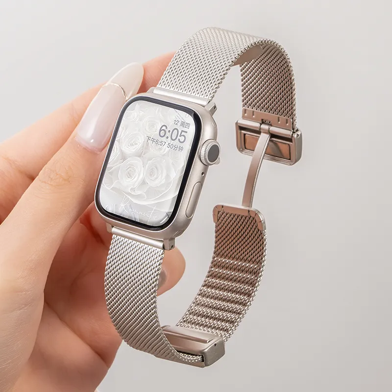 Yu Qing Apple Compatibility Watch Band 41mm Metal-1