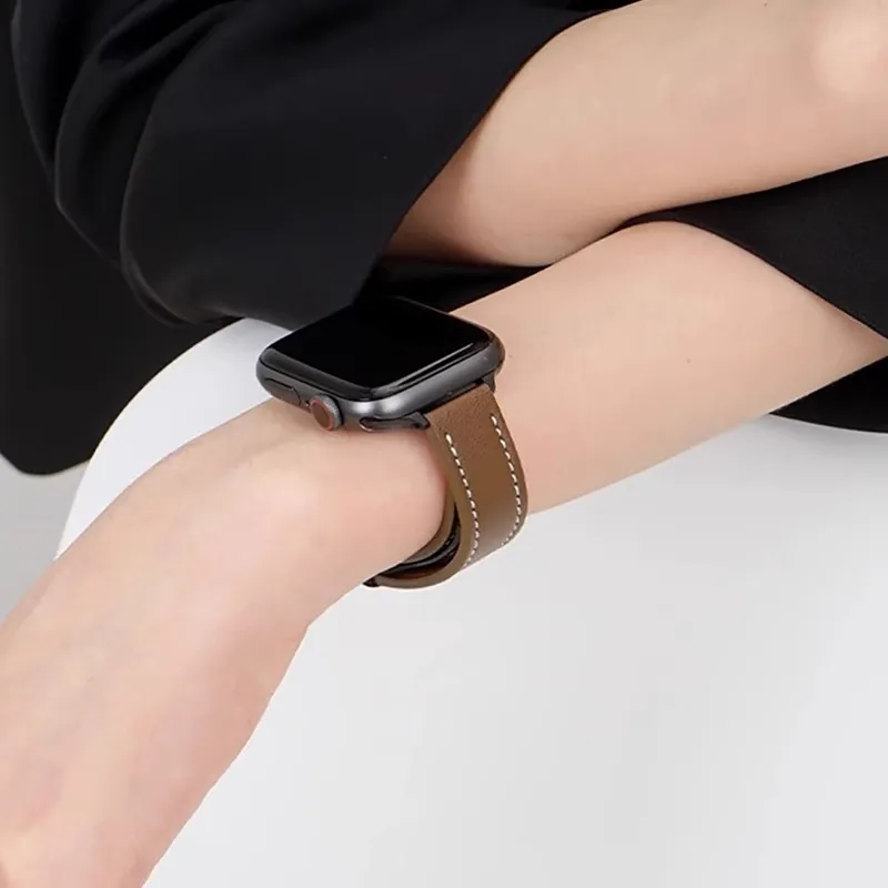 Yu Qing Apple Compatibility Watch Band Leather-6
