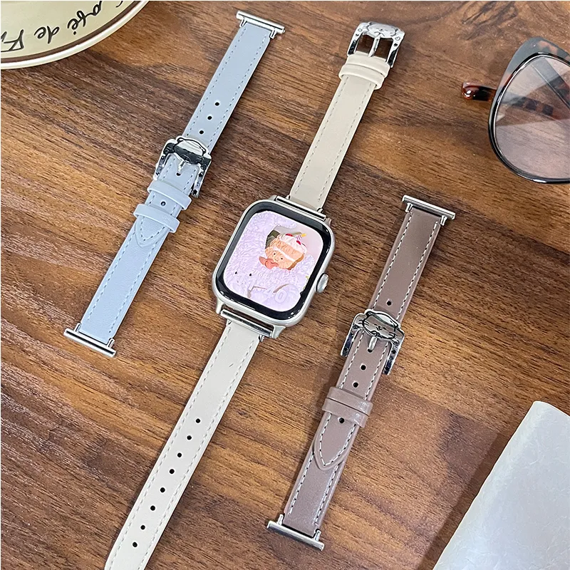 Yu Qing Watch Bands Vivo Compatibility 12.5 21cm Leather Metal-2