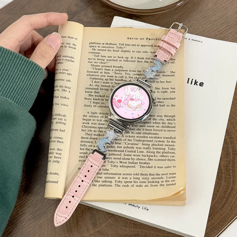 Yu Qing Stars Moon Collection Huawei Compatibility Watch Band 190mm Leather-17