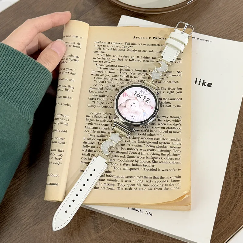 Yu Qing Stars Moon Collection Huawei Compatibility Watch Band 190mm Leather-1