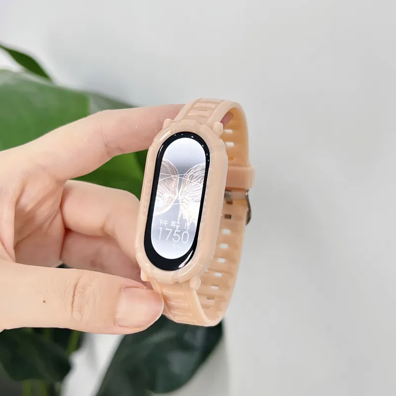 Yu Qing Xiaomi Mi Band 9/8/7 All NFC Edition 6543 Smart Band Silicone Wristband Watch Bands 245mm Unisex-9