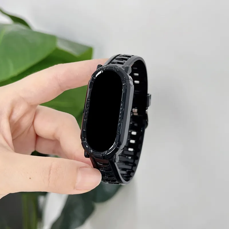 Yu Qing Xiaomi Mi Band 9/8/7 All NFC Edition 6543 Smart Band Silicone Wristband Watch Bands 245mm Unisex-7