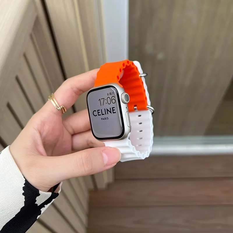 Yu Qing Apple Compatibility Watch Band Silicone Material-2