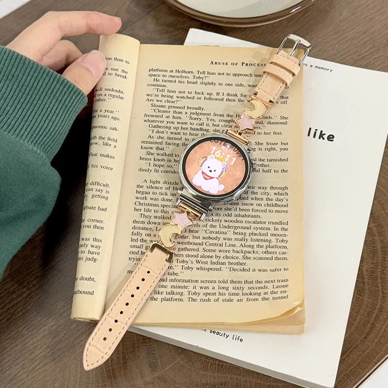 Yu Qing Stars Moon Collection Huawei Compatibility Watch Band 190mm Leather-11
