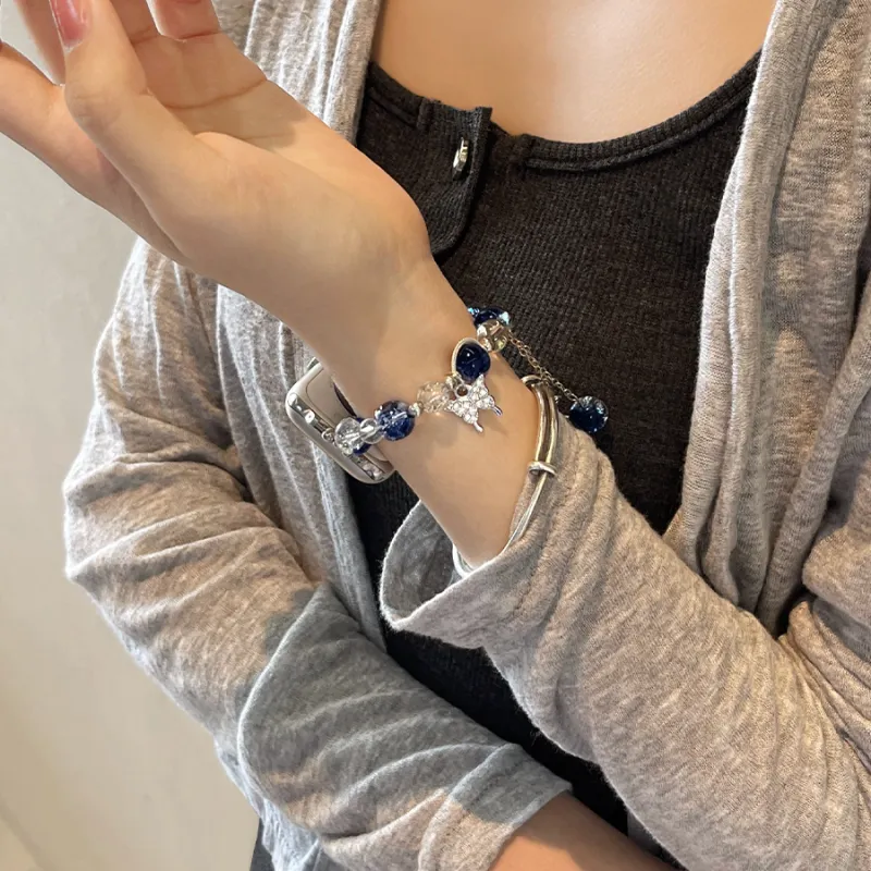 Yu Qing Apple Compatibility Watch Band Pearl Material-5