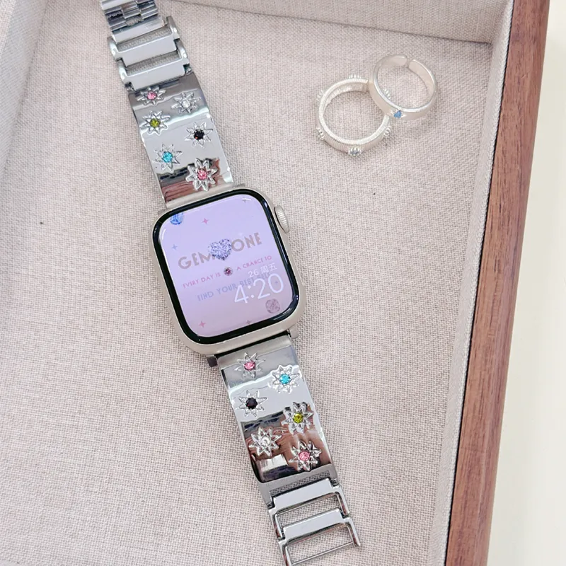 Yu Qing Apple Compatibility Watch Band Metal-2