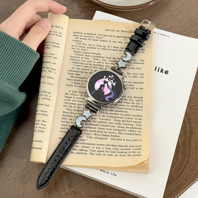 Yu Qing Stars Moon Collection Huawei Compatibility Watch Band 190mm Leather-7