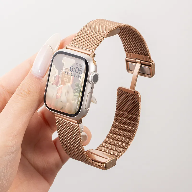 Yu Qing Apple Compatibility Watch Band 41mm Metal-7