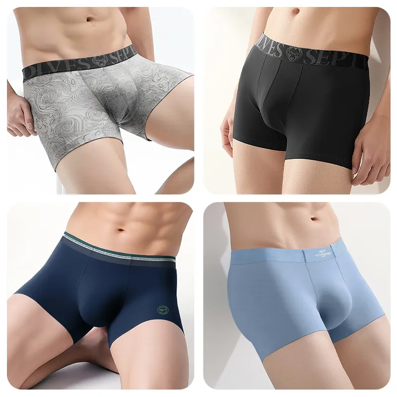 SEPTWOLVES Underpants Men's 3 Pack Gift Box Set+Shopping Bag-1