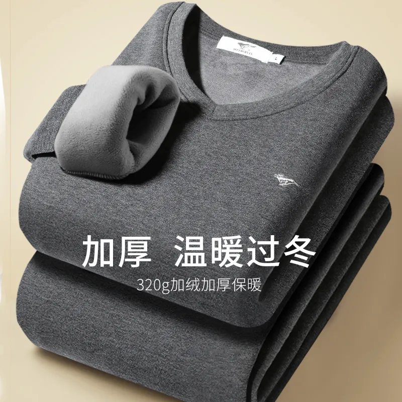 SEPTWOLVES Thermal Tops Autumn And Winter Models Men's Handbag Delivered-21