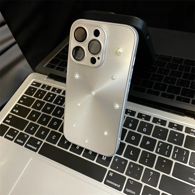 X IT All Compatibility 16ProMax Advanced IPhone 15 Minimalist Style Solid Color 12 Pearl 14 Case 13 Phone Cases-1