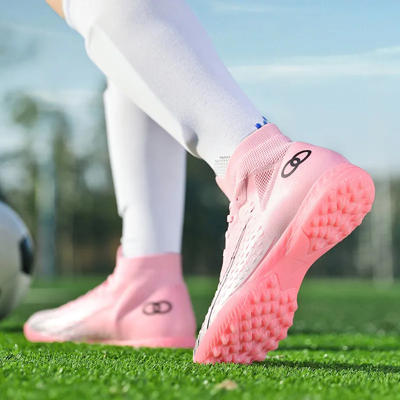 MEKY TF Rubber Broken Studs Artificial Ground Natural Ground Slip-Resistant Coverage Soccer Shoes Unisex-7