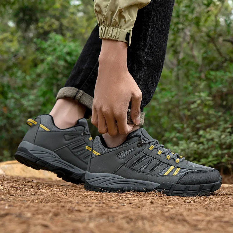 MEKY Slip Resistant, Abrasion Resistant, Breathable Low Top Outdoor Shoes Men's-11
