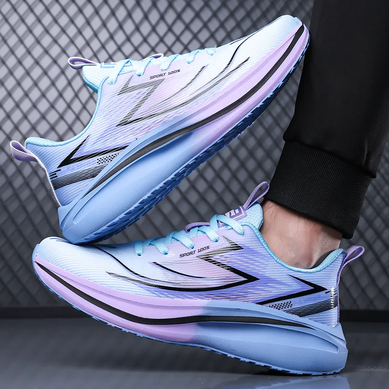 MEKY Cushioning, Slip Resistant, And Abrasion Resistant Low Top Physical Fitness Test Physical Exam Running Shoes Men's-4