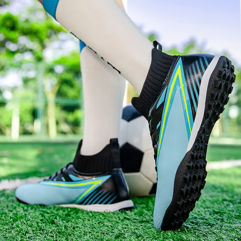 MEKY TF Turf Soft Ground, Artificial Ground, Natural Ground Breathable Coverage Impact Resistant Soccer Shoes Men's-18