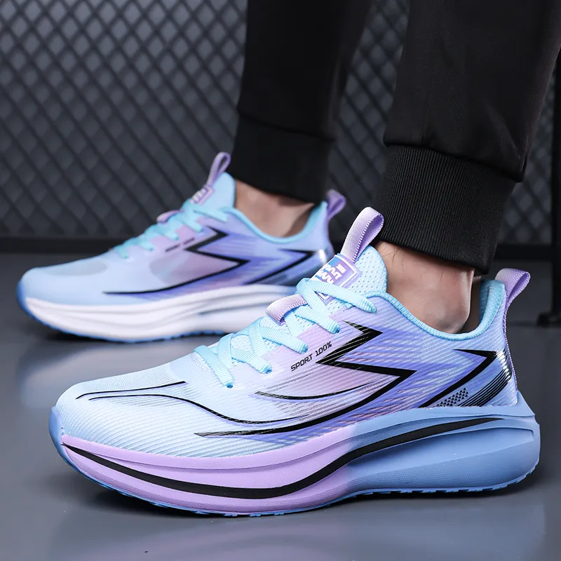 MEKY Cushioning, Slip Resistant, And Abrasion Resistant Low Top Physical Fitness Test Physical Exam Running Shoes Men's-3