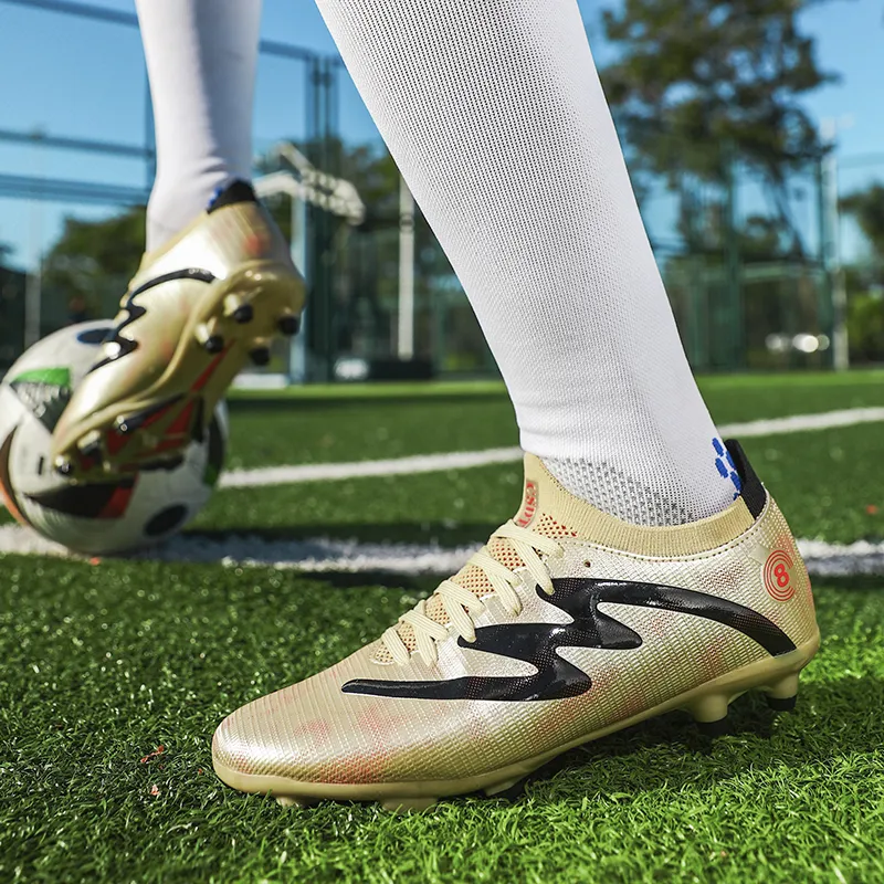 MEKY AG Rubber Short Studs Artificial Ground Breathable Coverage Soccer Shoes Unisex-6