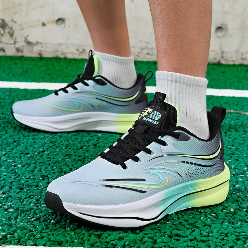 MEKY Cushioning, Slip Resistant, And Abrasion Resistant Low Top Carbon Plate Training Running Shoes Men's-14