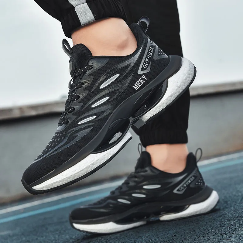 MEKY Cushioned Wear-Resistant Breathable Slip-Resistant Low-Top Running Shoes Unisex-12