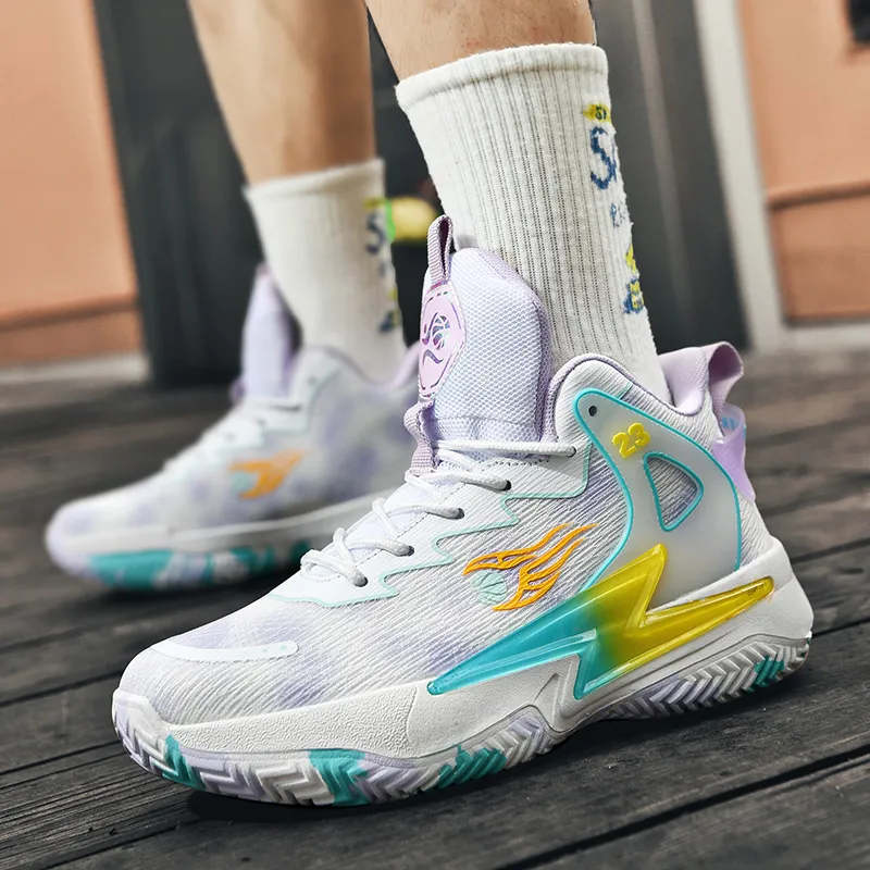 MEKY Cushioning Rebound Height Increasing Abrasion Resistant Breathable Slip Resistant Low Top Basketball Shoes Unisex-20