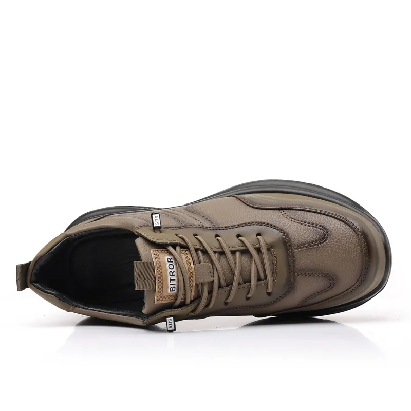 MEKY Cushioned Slip-Resistant Abrasion-Resistant Low-Top Casual Running Shoes Men's-1