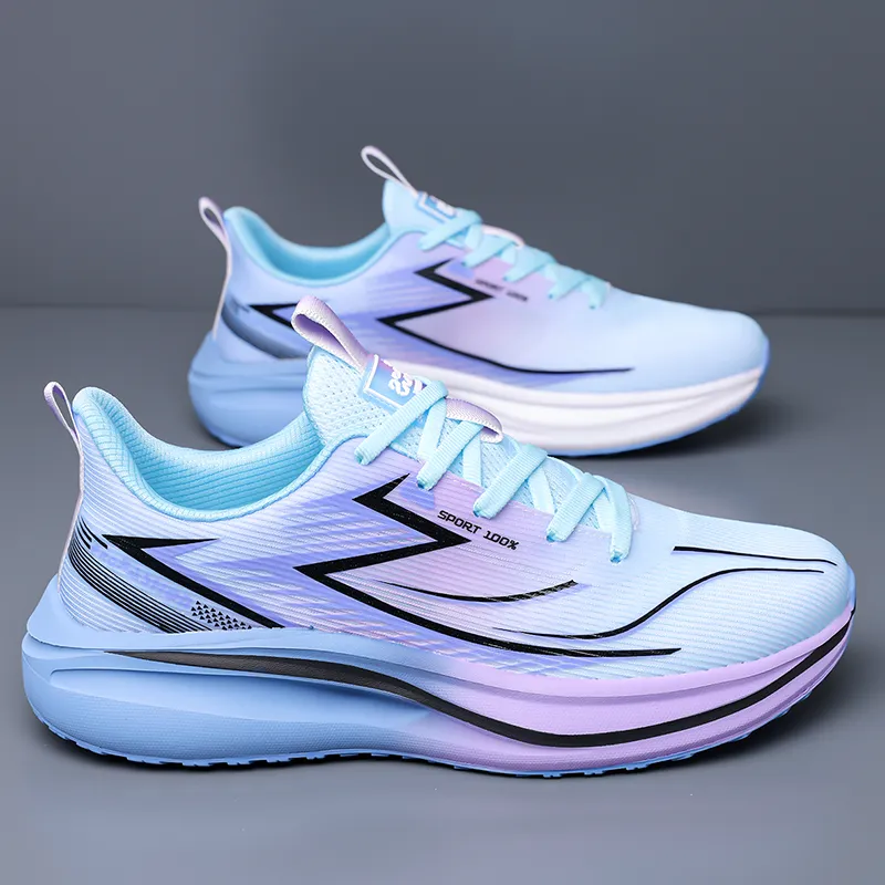 MEKY Cushioning, Slip Resistant, And Abrasion Resistant Low Top Physical Fitness Test Physical Exam Running Shoes Men's-1