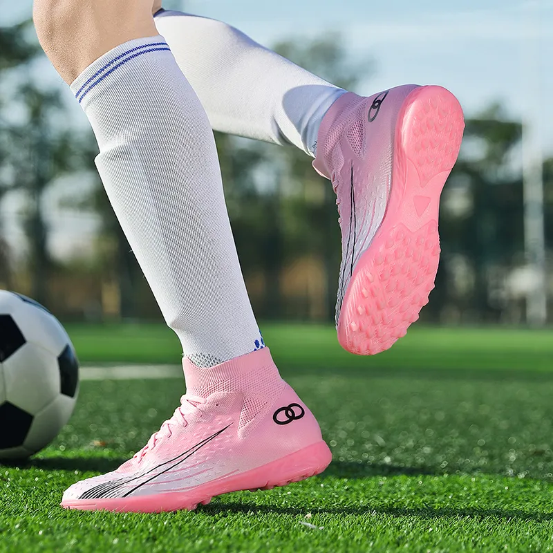MEKY TF Rubber Broken Studs Artificial Ground Natural Ground Slip-Resistant Coverage Soccer Shoes Unisex-8