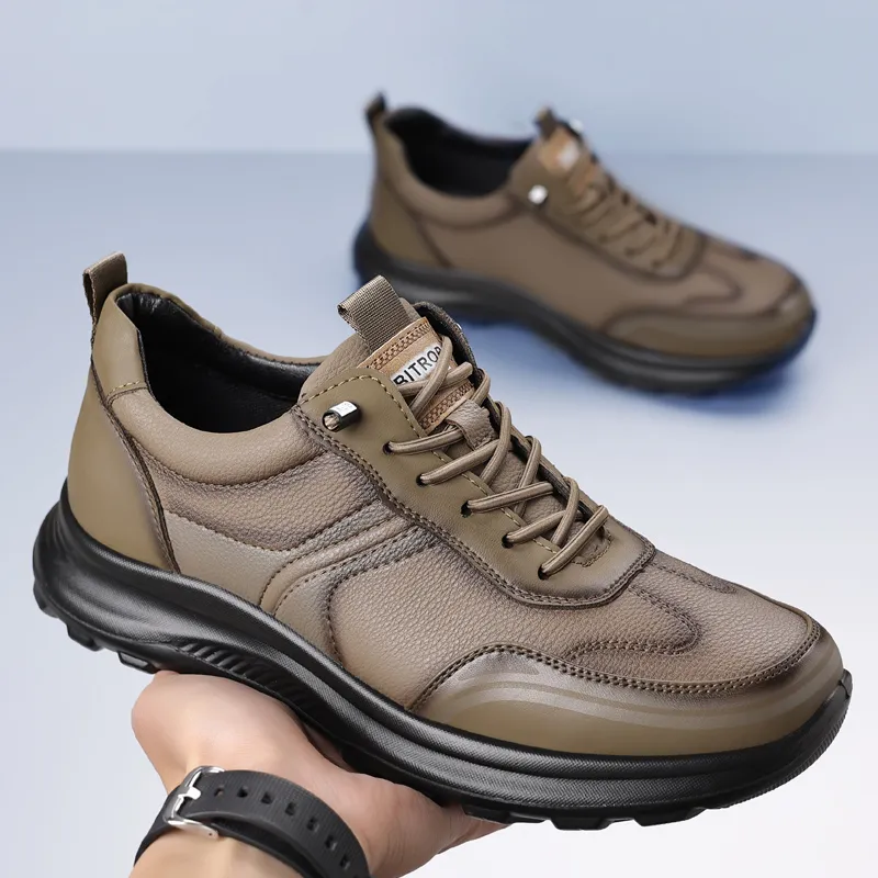 MEKY Cushioned Slip-Resistant Abrasion-Resistant Low-Top Casual Running Shoes Men's-2