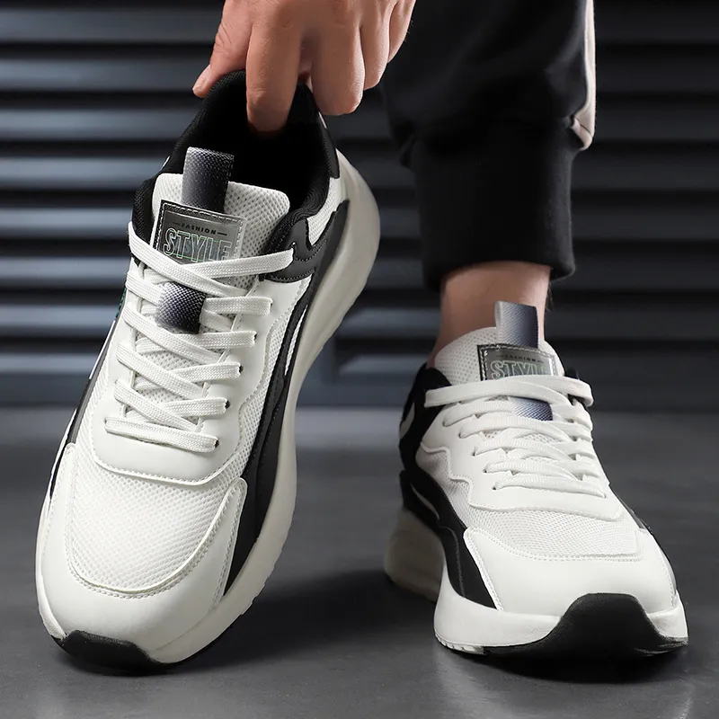 MEKY Abrasion Resistant Breathable Slip Resistant Low Top Running Shoes Men's-18
