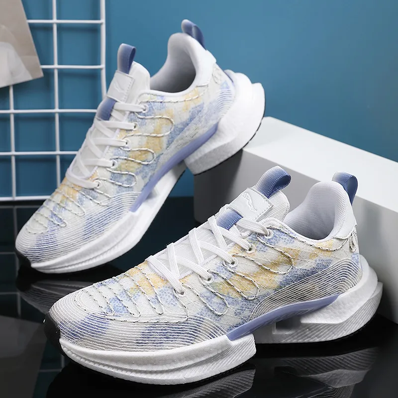 MEKY Cushioning Anti Slip Wear Resistant Breathable Supportive Lightweight Mid Top Casual Running Shoes Men's-7