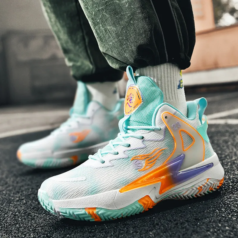 MEKY Cushioning Rebound Height Increasing Abrasion Resistant Breathable Slip Resistant Low Top Basketball Shoes Unisex-9
