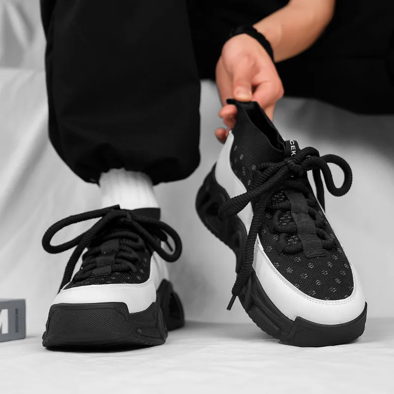 MEKY Slip Resistant And Abrasion Resistant Support High Top Casual Shoes Men's-14