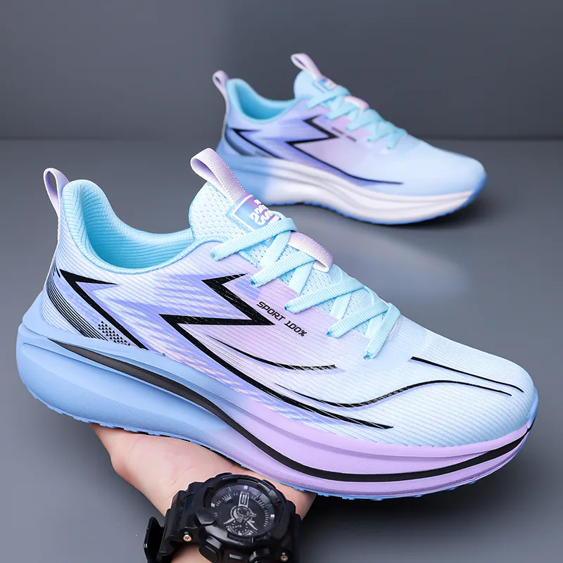 MEKY Cushioning, Slip Resistant, And Abrasion Resistant Low Top Physical Fitness Test Physical Exam Running Shoes Men's-2