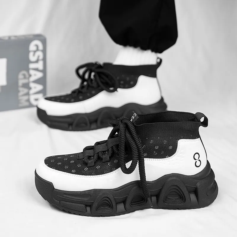 MEKY Slip Resistant And Abrasion Resistant Support High Top Casual Shoes Men's-13