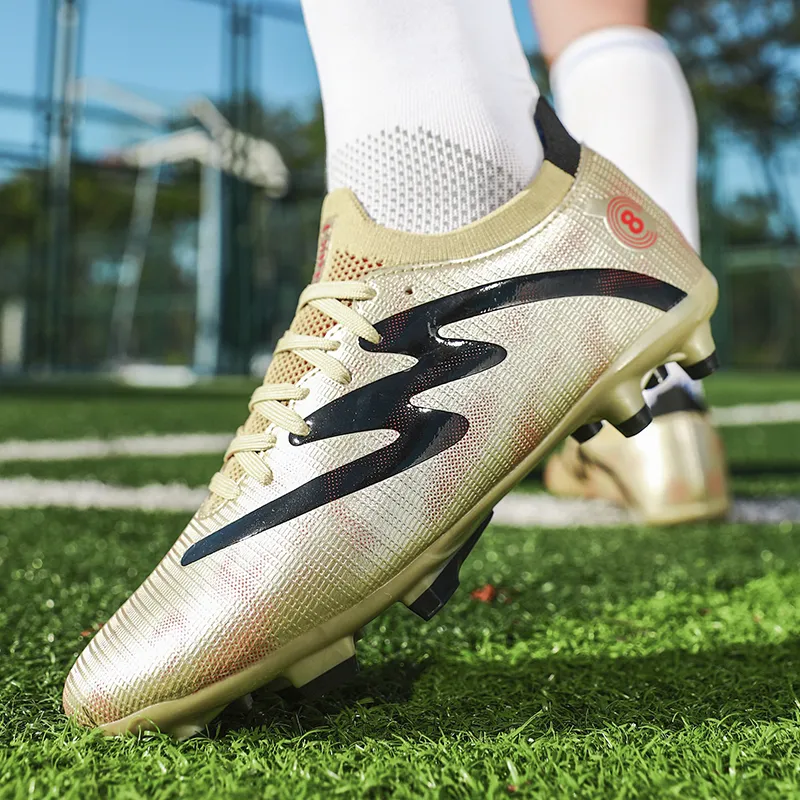 MEKY AG Rubber Short Studs Artificial Ground Breathable Coverage Soccer Shoes Unisex-5