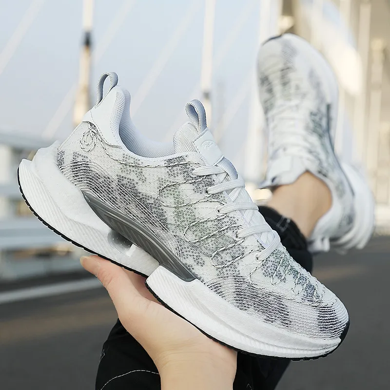 MEKY Cushioning Anti Slip Wear Resistant Breathable Supportive Lightweight Mid Top Casual Running Shoes Men's-4