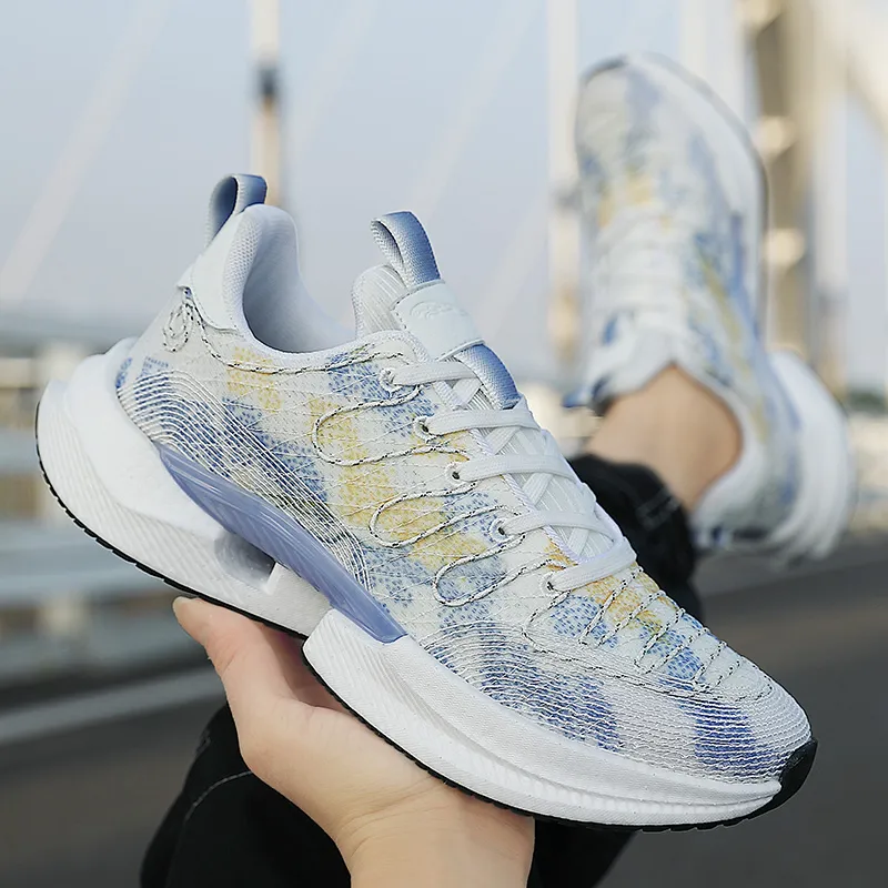 MEKY Cushioning Anti Slip Wear Resistant Breathable Supportive Lightweight Mid Top Casual Running Shoes Men's-9