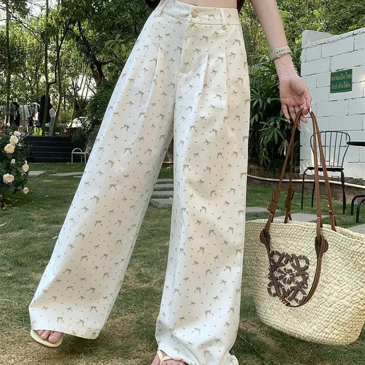 DOSOHEB Casual Pants Women's White-3
