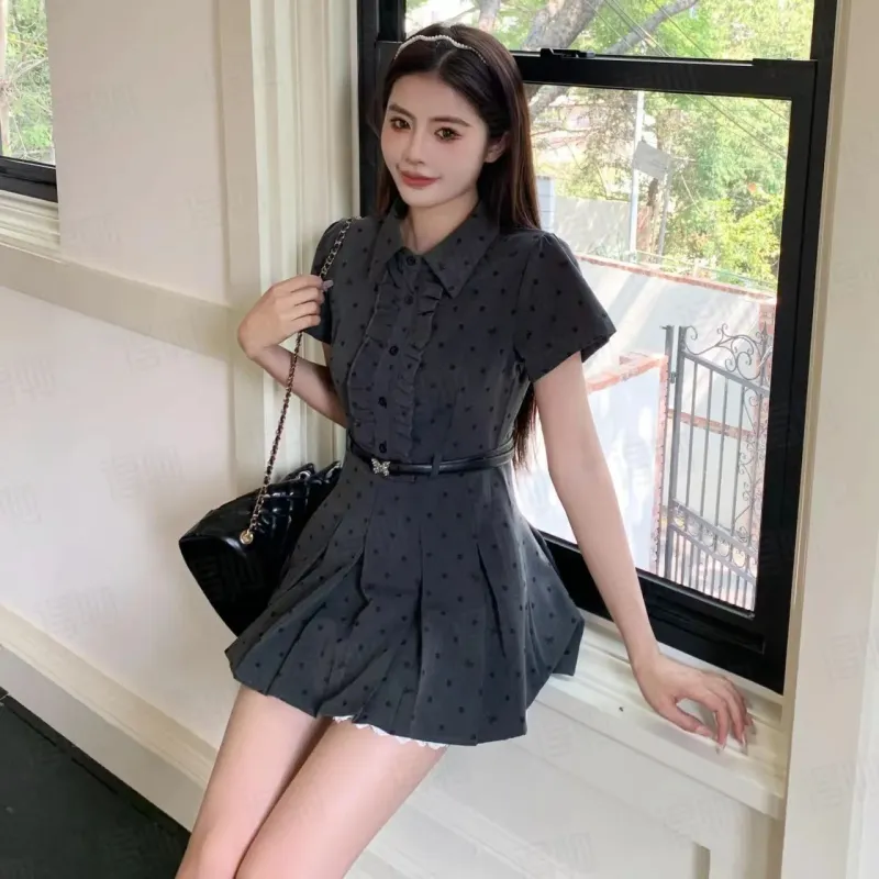 DOSOHEB Short Sleeved Dress Women's-2