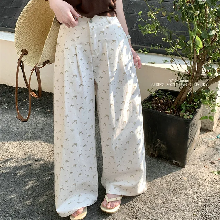 DOSOHEB Casual Pants Women's White-5