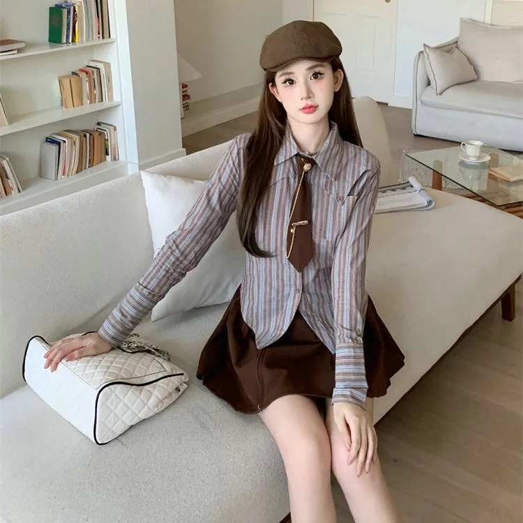 DOSOHEB Two Piece Skirt Sets Women's-2