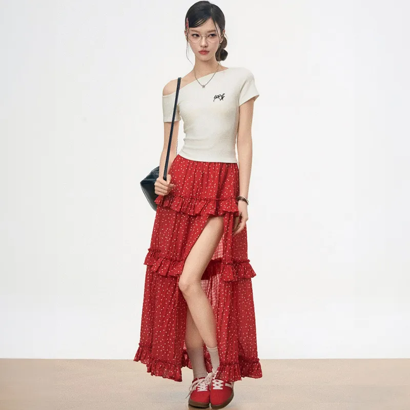 DOSOHEB Two Piece Skirt Sets Women's-2
