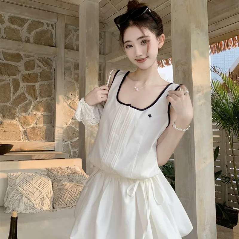 DOSOHEB Sleeveless Dress Women's-4