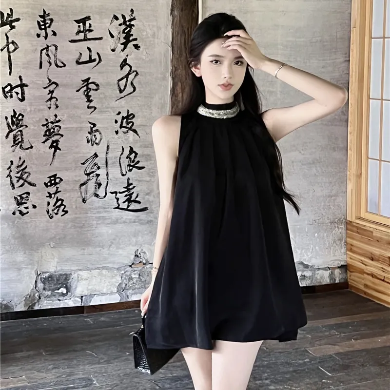 DOSOHEB Sleeveless Dress Women's-2